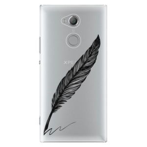 Plastové puzdro iSaprio - Writing By Feather - black - Sony Xperia XA2 Ultra vyobraziť
