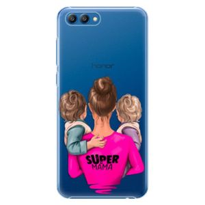 Plastové puzdro iSaprio - Super Mama - Two Boys - Huawei Honor View 10 vyobraziť