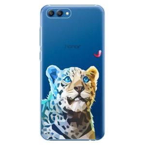 Plastové puzdro iSaprio - Leopard With Butterfly - Huawei Honor View 10 vyobraziť