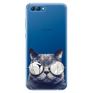 Plastové puzdro iSaprio - Crazy Cat 01 - Huawei Honor View 10 vyobraziť