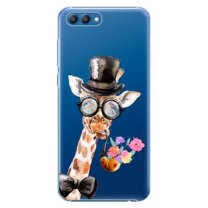 Plastové puzdro iSaprio - Sir Giraffe - Huawei Honor View 10 vyobraziť