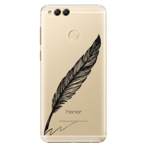 Plastové puzdro iSaprio - Writing By Feather - black - Huawei Honor 7X vyobraziť