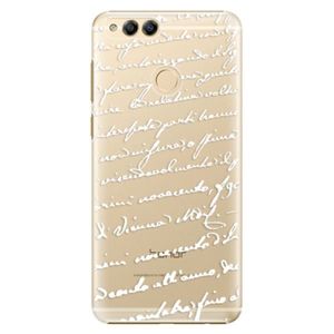 Plastové puzdro iSaprio - Handwriting 01 - white - Huawei Honor 7X vyobraziť