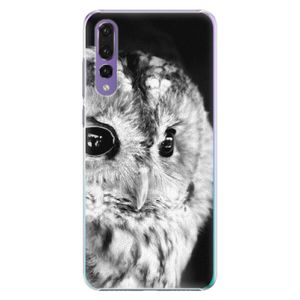 Plastové puzdro iSaprio - BW Owl - Huawei P20 Pro vyobraziť