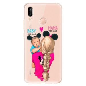 Plastové puzdro iSaprio - Mama Mouse Blonde and Boy - Huawei P20 Lite vyobraziť
