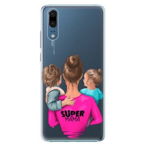 Plastové puzdro iSaprio - Super Mama - Boy and Girl - Huawei P20 vyobraziť