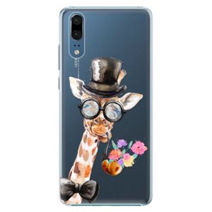 Plastové puzdro iSaprio - Sir Giraffe - Huawei P20 vyobraziť