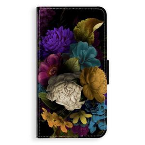 Flipové puzdro iSaprio - Dark Flowers - Huawei P10 Plus vyobraziť