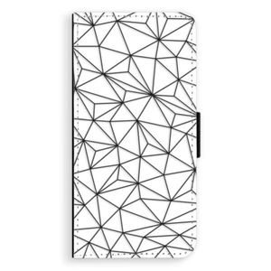 Flipové puzdro iSaprio - Abstract Triangles 03 - black - Huawei Ascend P8 vyobraziť