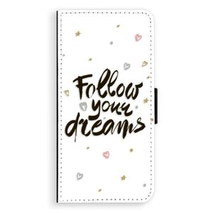 Flipové puzdro iSaprio - Follow Your Dreams - black - Huawei Ascend P8 vyobraziť