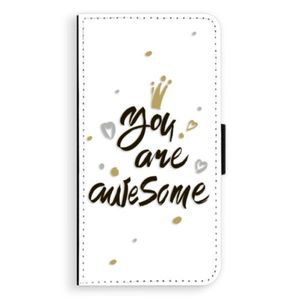 Flipové puzdro iSaprio - You Are Awesome - black - Sony Xperia XZ vyobraziť