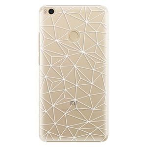 Plastové puzdro iSaprio - Abstract Triangles 03 - white - Xiaomi Mi Max 2 vyobraziť