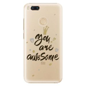Plastové puzdro iSaprio - You Are Awesome - black - Xiaomi Mi A1 vyobraziť