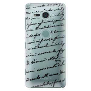 Plastové puzdro iSaprio - Handwriting 01 - black - Sony Xperia XZ2 Compact vyobraziť