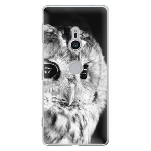 Plastové puzdro iSaprio - BW Owl - Sony Xperia XZ2 vyobraziť