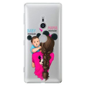 Plastové puzdro iSaprio - Mama Mouse Brunette and Boy - Sony Xperia XZ2 vyobraziť