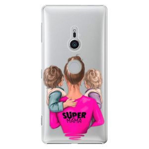 Plastové puzdro iSaprio - Super Mama - Two Boys - Sony Xperia XZ2 vyobraziť