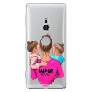 Plastové puzdro iSaprio - Super Mama - Two Girls - Sony Xperia XZ2 vyobraziť