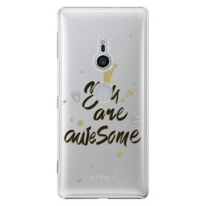 Plastové puzdro iSaprio - You Are Awesome - black - Sony Xperia XZ2 vyobraziť