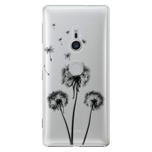 Plastové puzdro iSaprio - Three Dandelions - black - Sony Xperia XZ2 vyobraziť