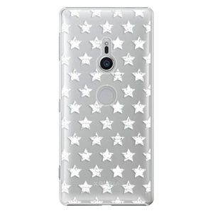 Plastové puzdro iSaprio - Stars Pattern - white - Sony Xperia XZ2 vyobraziť
