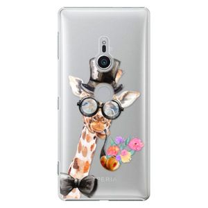 Plastové puzdro iSaprio - Sir Giraffe - Sony Xperia XZ2 vyobraziť