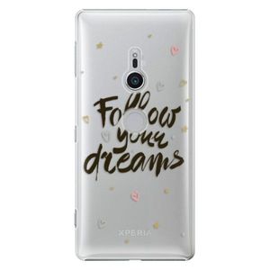 Plastové puzdro iSaprio - Follow Your Dreams - black - Sony Xperia XZ2 vyobraziť