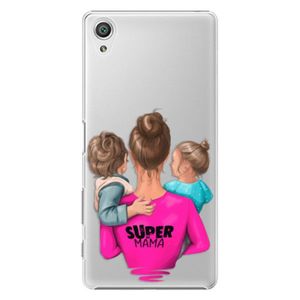 Plastové puzdro iSaprio - Super Mama - Boy and Girl - Sony Xperia X vyobraziť