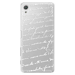 Plastové puzdro iSaprio - Handwriting 01 - white - Sony Xperia X vyobraziť
