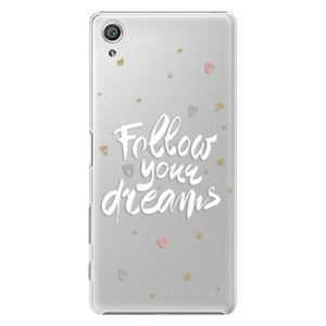 Plastové puzdro iSaprio - Follow Your Dreams - white - Sony Xperia X vyobraziť