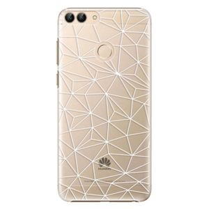 Plastové puzdro iSaprio - Abstract Triangles 03 - white - Huawei P Smart vyobraziť
