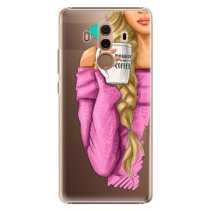 Plastové puzdro iSaprio - My Coffe and Blond Girl - Huawei Mate 10 Pro vyobraziť