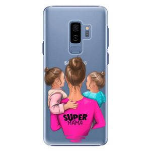 Plastové puzdro iSaprio - Super Mama - Two Girls - Samsung Galaxy S9 Plus vyobraziť