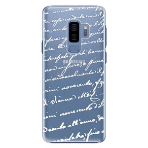 Plastové puzdro iSaprio - Handwriting 01 - white - Samsung Galaxy S9 Plus vyobraziť