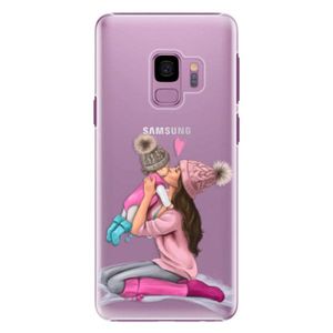 Plastové puzdro iSaprio - Kissing Mom - Brunette and Girl - Samsung Galaxy S9 vyobraziť
