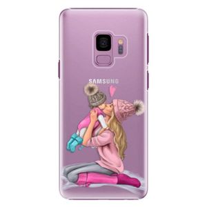 Plastové puzdro iSaprio - Kissing Mom - Blond and Girl - Samsung Galaxy S9 vyobraziť