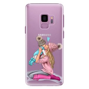 Plastové puzdro iSaprio - Kissing Mom - Blond and Boy - Samsung Galaxy S9 vyobraziť