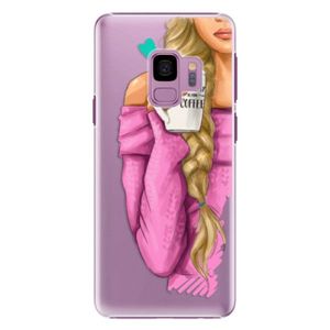 Plastové puzdro iSaprio - My Coffe and Blond Girl - Samsung Galaxy S9 vyobraziť
