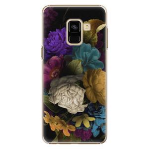 Plastové puzdro iSaprio - Dark Flowers - Samsung Galaxy A8 2018 vyobraziť