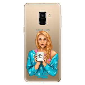 Plastové puzdro iSaprio - Coffe Now - Redhead - Samsung Galaxy A8 2018 vyobraziť