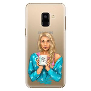 Plastové puzdro iSaprio - Coffe Now - Blond - Samsung Galaxy A8 2018 vyobraziť