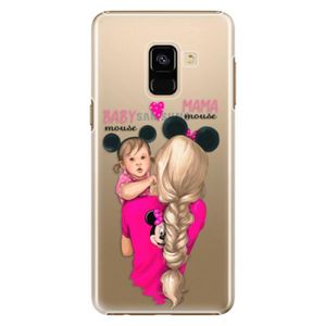 Plastové puzdro iSaprio - Mama Mouse Blond and Girl - Samsung Galaxy A8 2018 vyobraziť