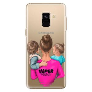 Plastové puzdro iSaprio - Super Mama - Boy and Girl - Samsung Galaxy A8 2018 vyobraziť