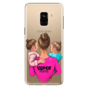 Plastové puzdro iSaprio - Super Mama - Two Girls - Samsung Galaxy A8 2018 vyobraziť