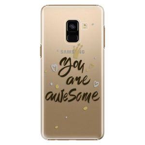 Plastové puzdro iSaprio - You Are Awesome - black - Samsung Galaxy A8 2018 vyobraziť