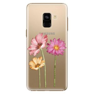 Plastové puzdro iSaprio - Three Flowers - Samsung Galaxy A8 2018 vyobraziť