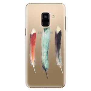 Plastové puzdro iSaprio - Three Feathers - Samsung Galaxy A8 2018 vyobraziť
