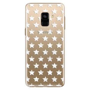 Plastové puzdro iSaprio - Stars Pattern - white - Samsung Galaxy A8 2018 vyobraziť