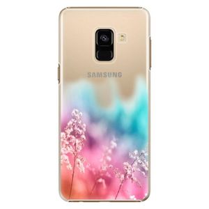 Plastové puzdro iSaprio - Rainbow Grass - Samsung Galaxy A8 2018 vyobraziť