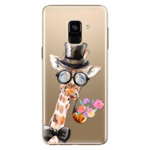 Plastové puzdro iSaprio - Sir Giraffe - Samsung Galaxy A8 2018 vyobraziť